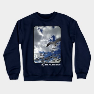 Seagulls & Clouds (realSILSKY IG designs) Crewneck Sweatshirt